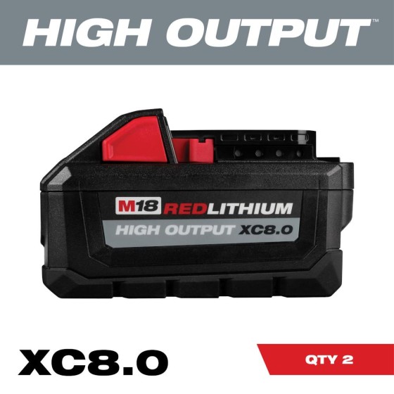 Milwaukee M18 REDLITHIUM HIGH OUTPUT XC8.0 Battery